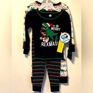 ONLY BOYS NWT 4 PIECES SLEEPWEAR TOP AND BOTTOM SIZE 2T MIX  AND MATCH